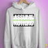 Assume Nothing Agender Pride Flag Hoodie - White